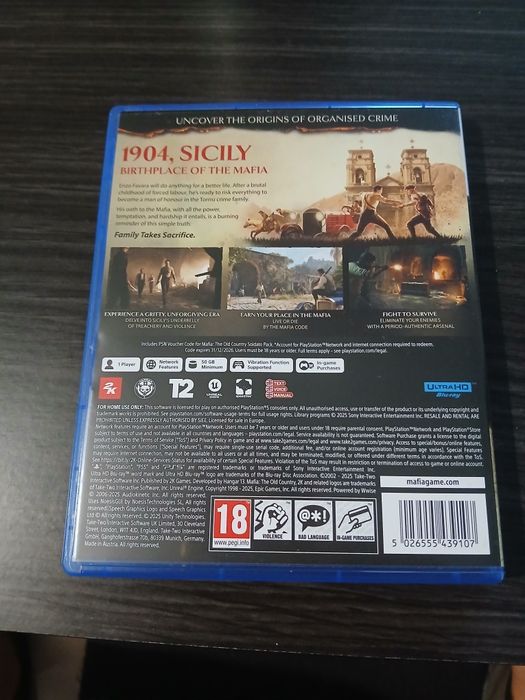 Jogo ps5 Mafia The Old Country