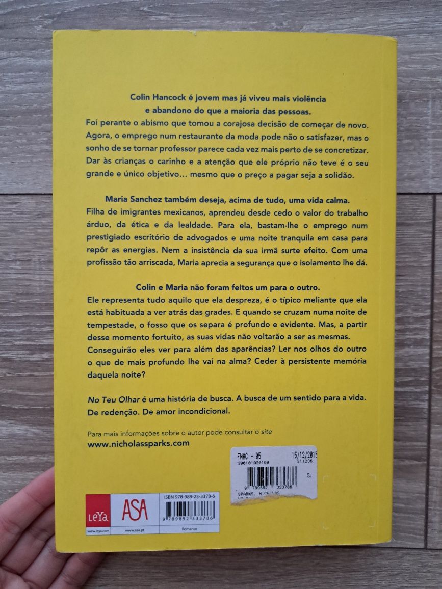 Livro No Teu Olhar - Nicholas Sparks