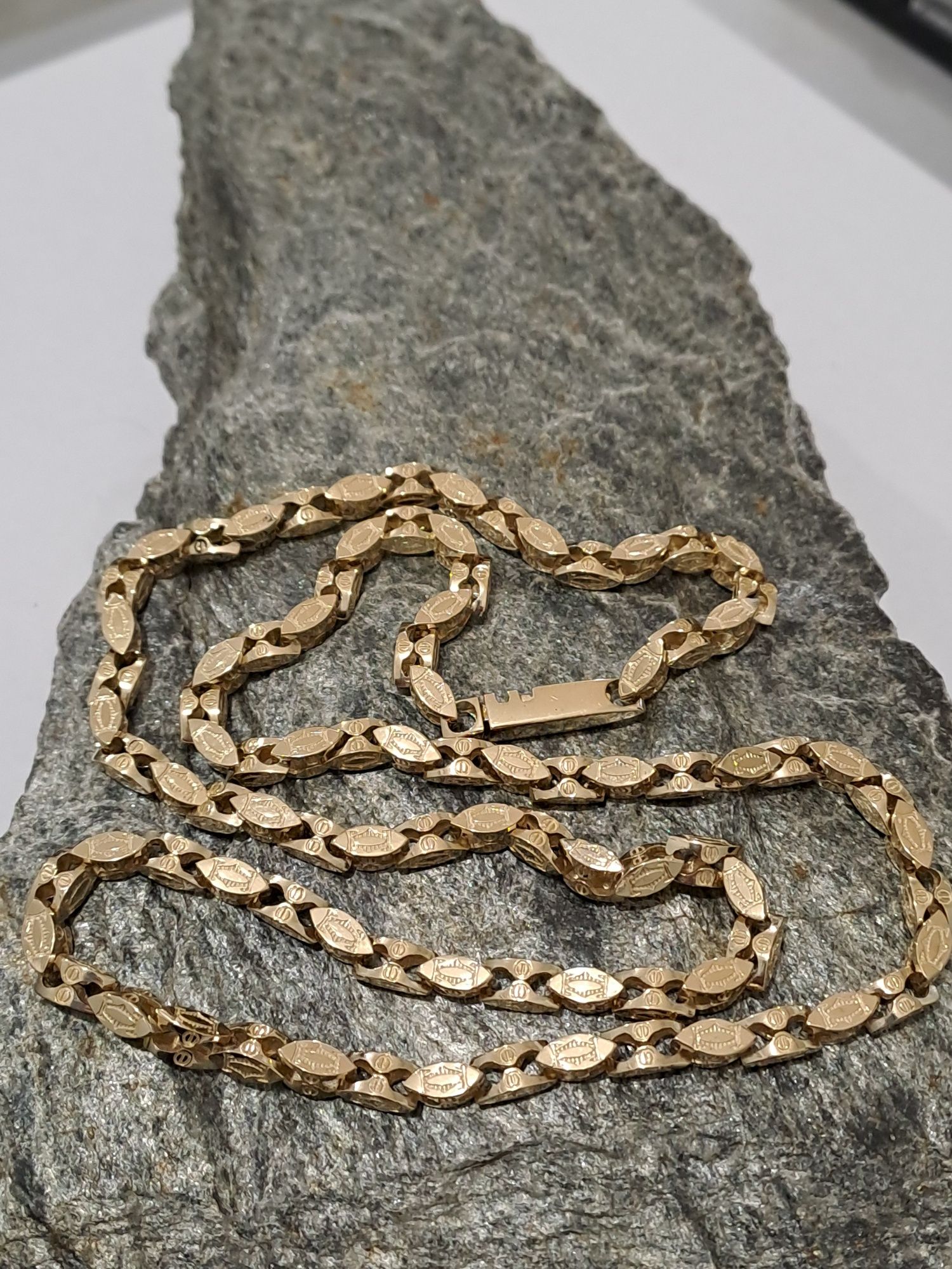 Złoty Łańcuch Cartier 585 Nowy 60 cm 45 g