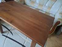 Sofa,  fotele i ława dębowa lite drewno
