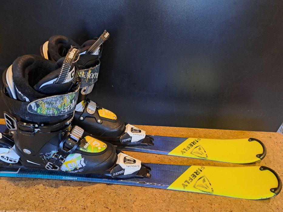 komplet narty freestyle FireFly Rocket 125 cm + buty Salomon 37 -38