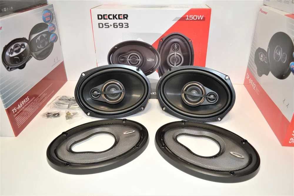 Автоакустика динаміки колонки Decker DS-693 овали 6*9" 150W в машину