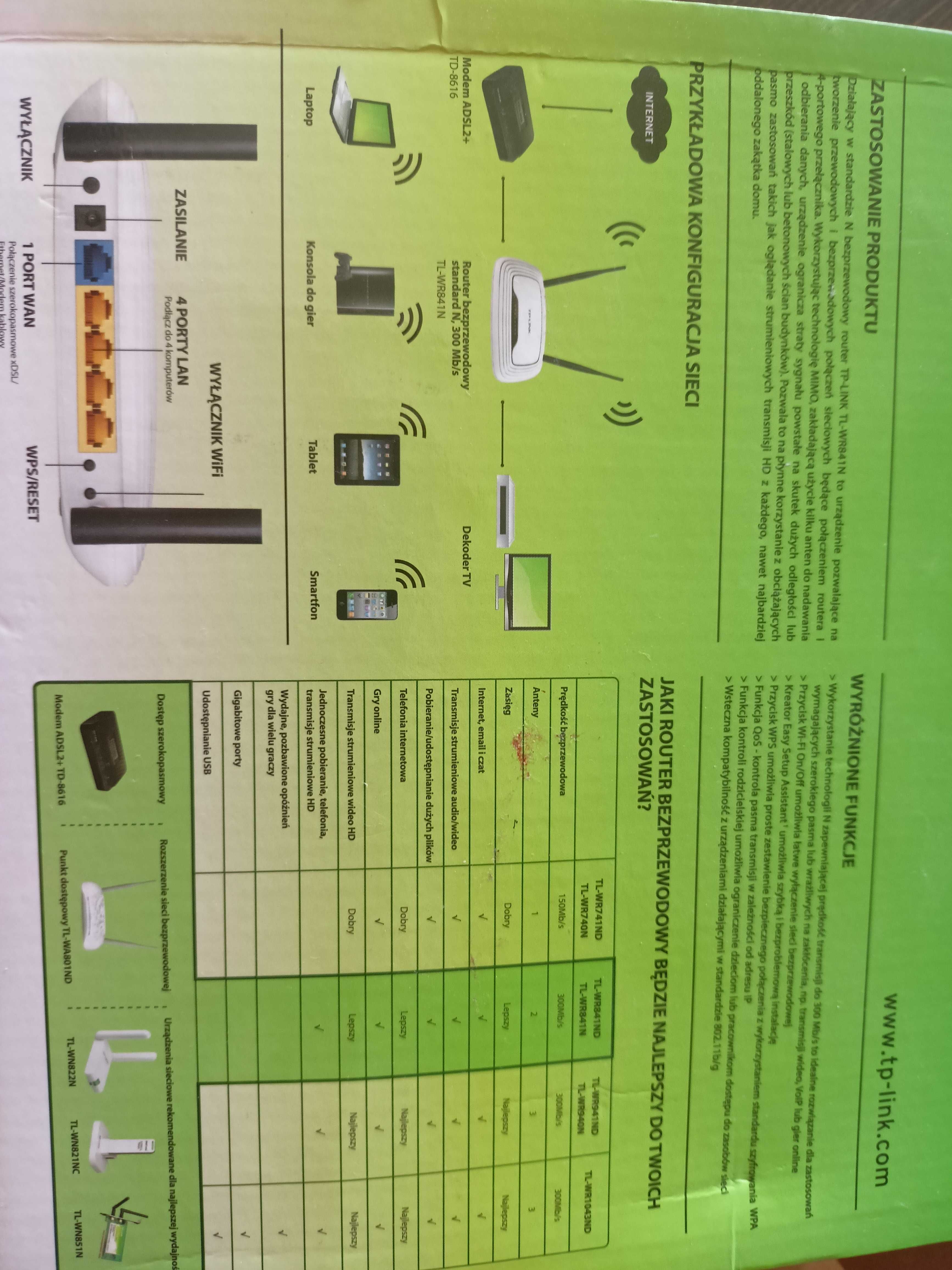 Router bezprzewodowy TP-LINK