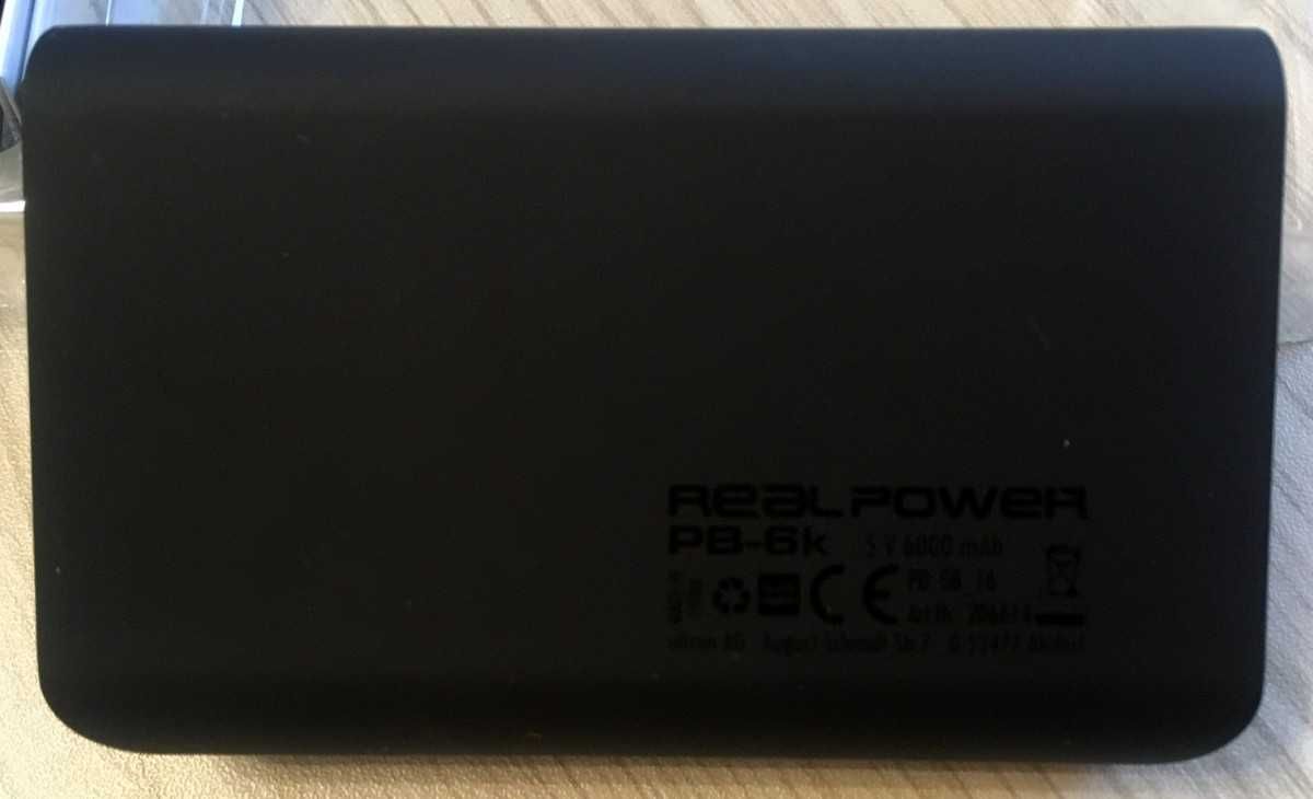 Павербанк ultron RealPower PB-6k 8000mAh USB-A Li-Ion