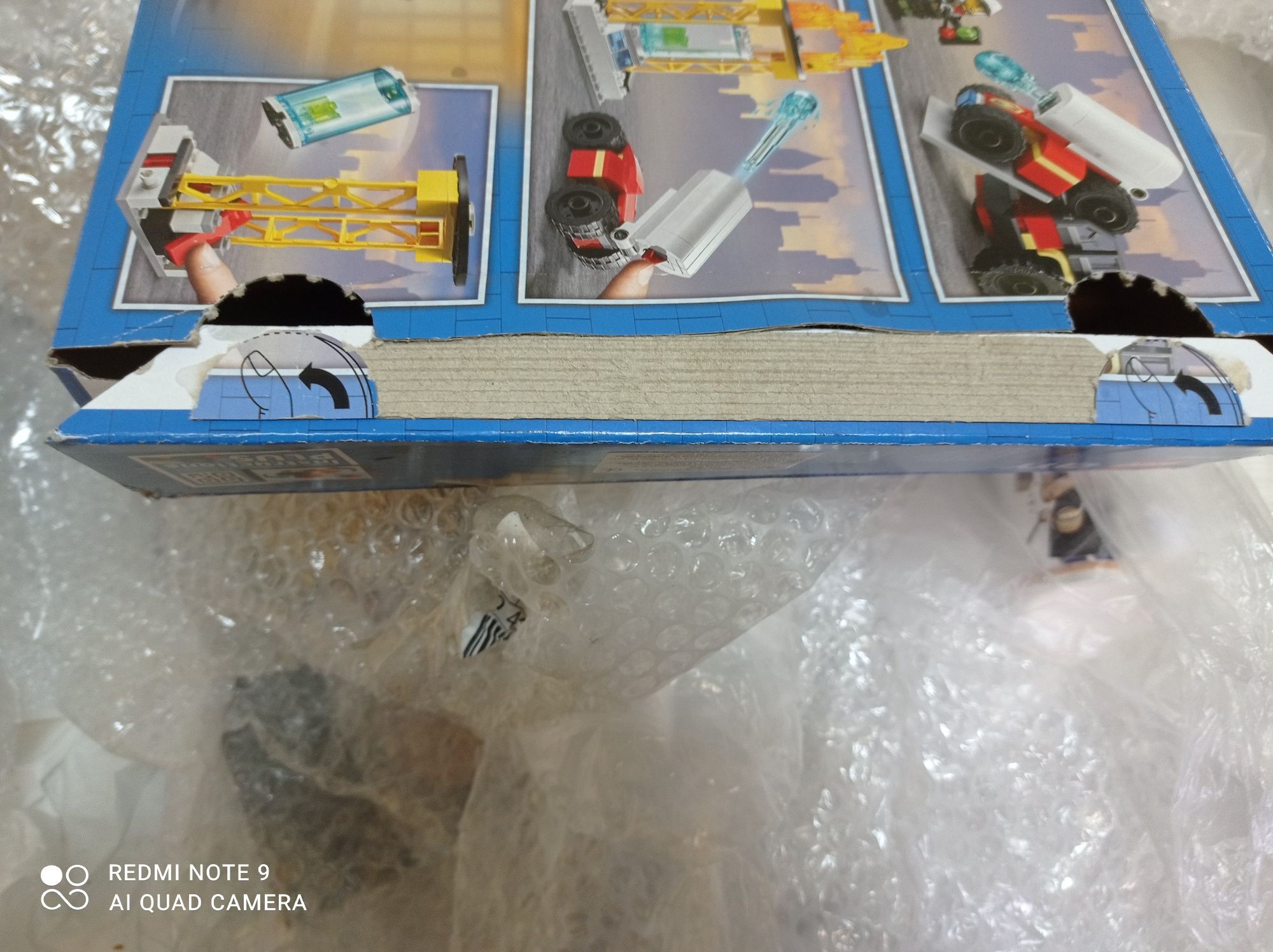 Коробка Lego city ninja thunder swordsman