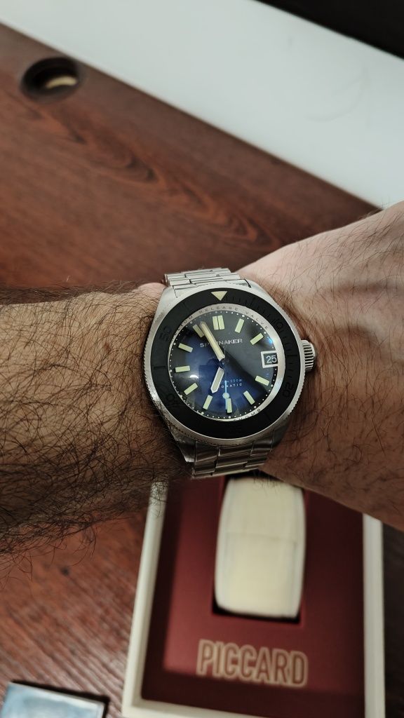 Часы Spinnaker Piccard Volcano (Black) лимитированная версия