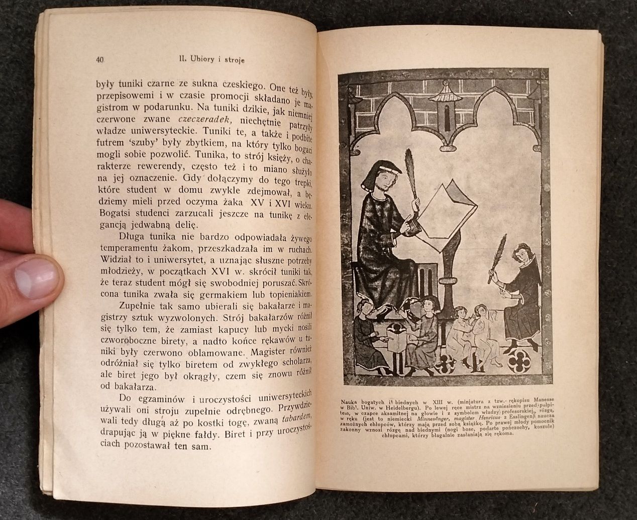 J. Ptaśnik,"Życie żaków krakowskich" (1933). Середньовічне студентство