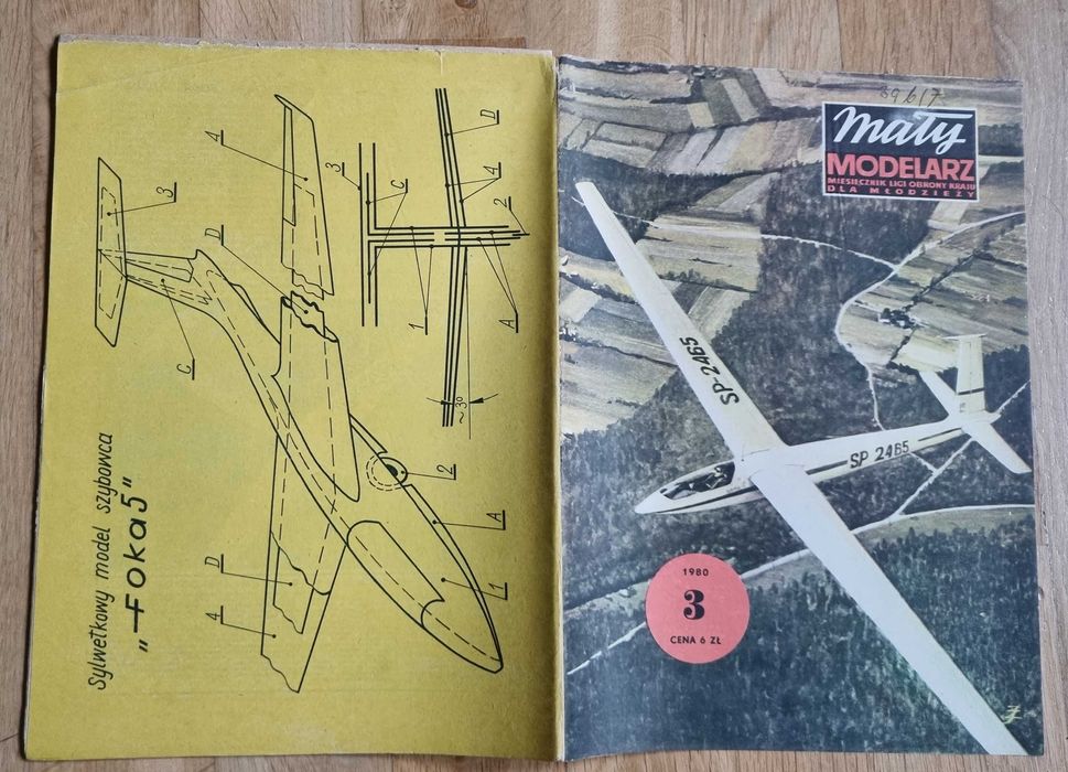 Mały modelarz 3/1980 - Szybowiec wyczynowy SZD-31 Zefir-4