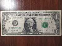 Купюра 1 один доллар $ США 1999г.