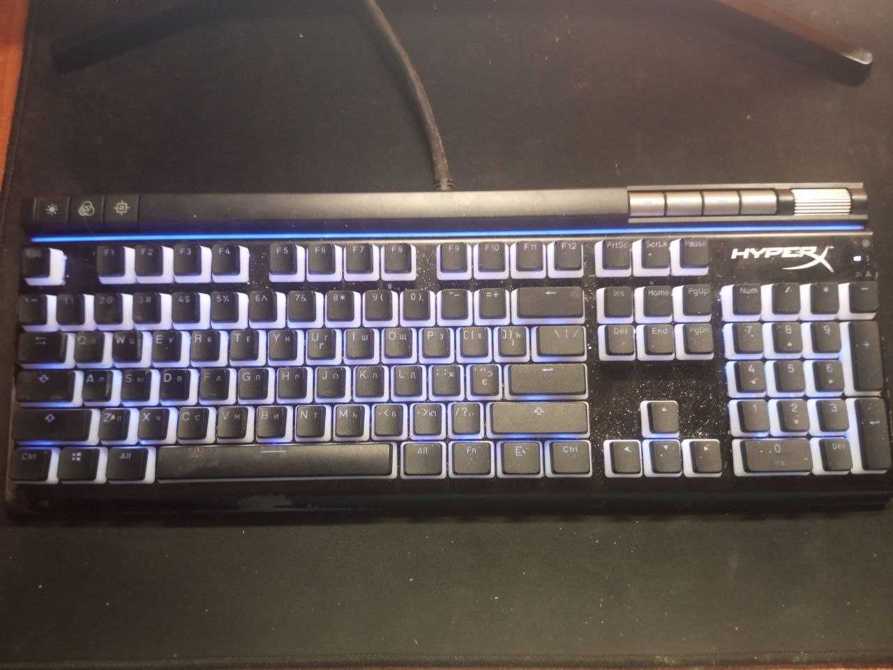 Клавіатура HyperX Alloy Elite RGB Cherry MX Red + кейкапи