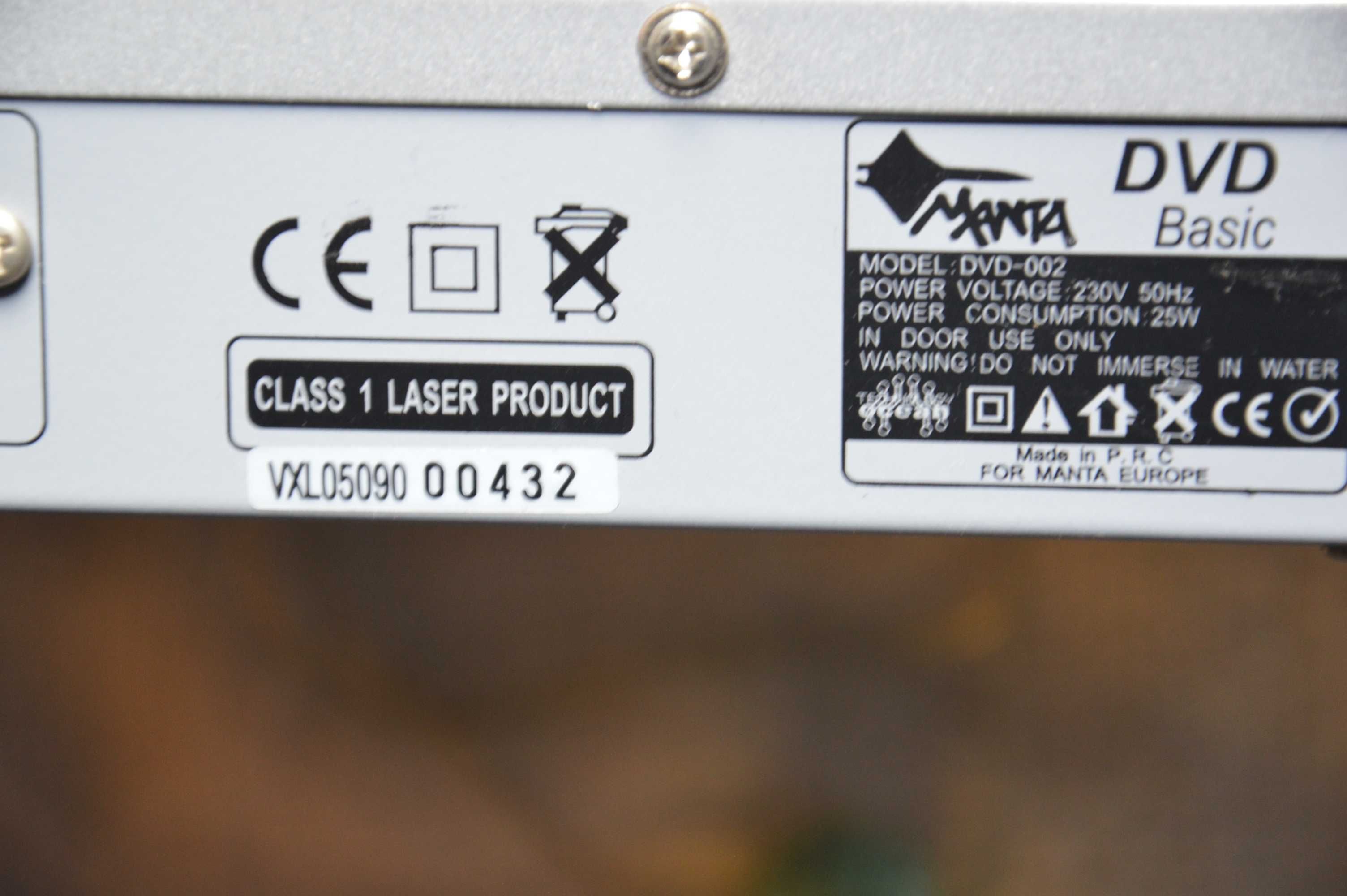 MANTA 002 Basic odtwarzacz płyt wiele formatów