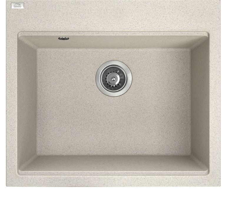 Laveo SBT410y Zlewozmywak kuchenny granitowy 1-komorowy TAU 50x57 cm b