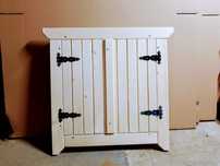 Okno drewniane 70/70 z okiennica #producent#okienko
