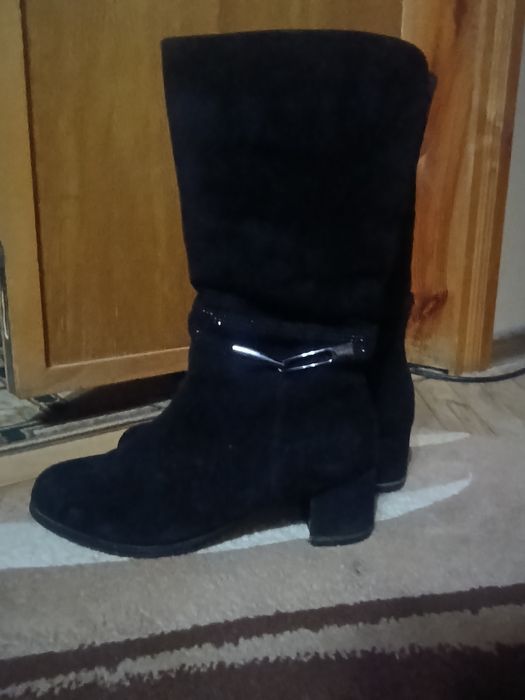 Чоботи замша 38 повномірний