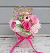 Flower box na Dzień Matki, róż