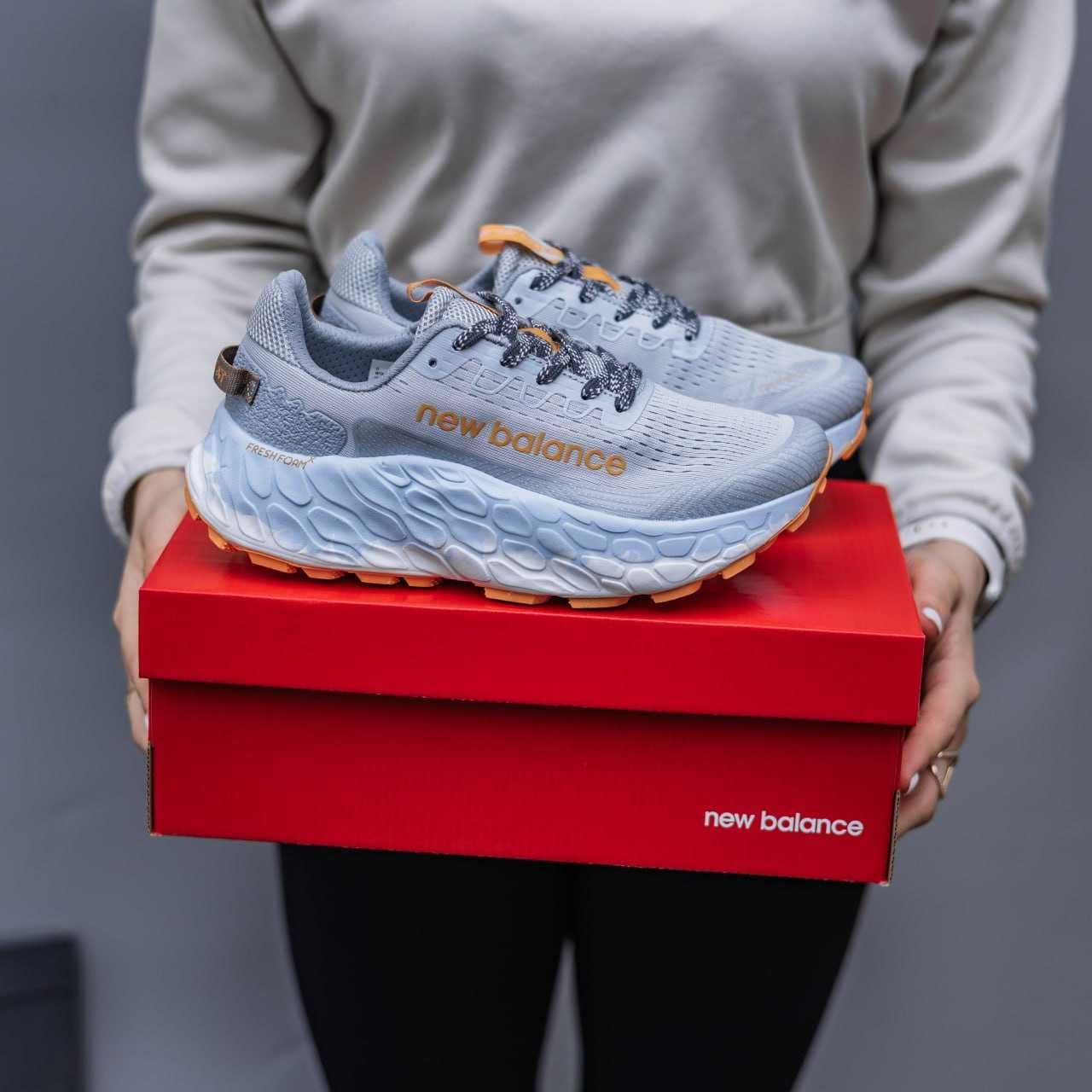 Кросівки New Balance More Trail v3 Fresh Foam Blue/Orange premium