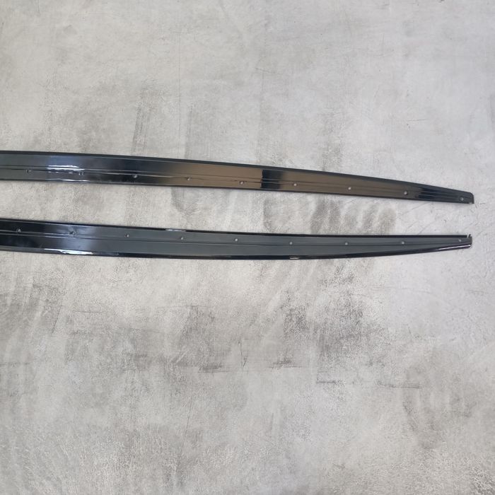 Лезвия под пороги для БМВ, ф30,32,36 BMW F30,32,36 глянец!