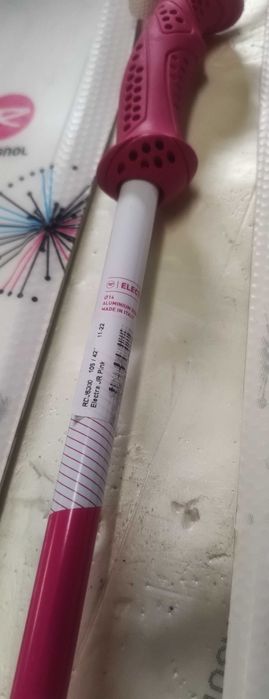 Kije narciarskie Rossignol ELECTRA JR różowe 105cm