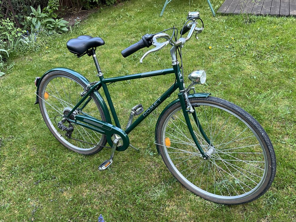Rower Romet Vintage 28 R18 zielony miejski