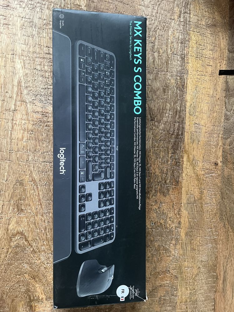 Logitech Mx Keys mx master 3s klawiatura + mysz + podkładka combo s