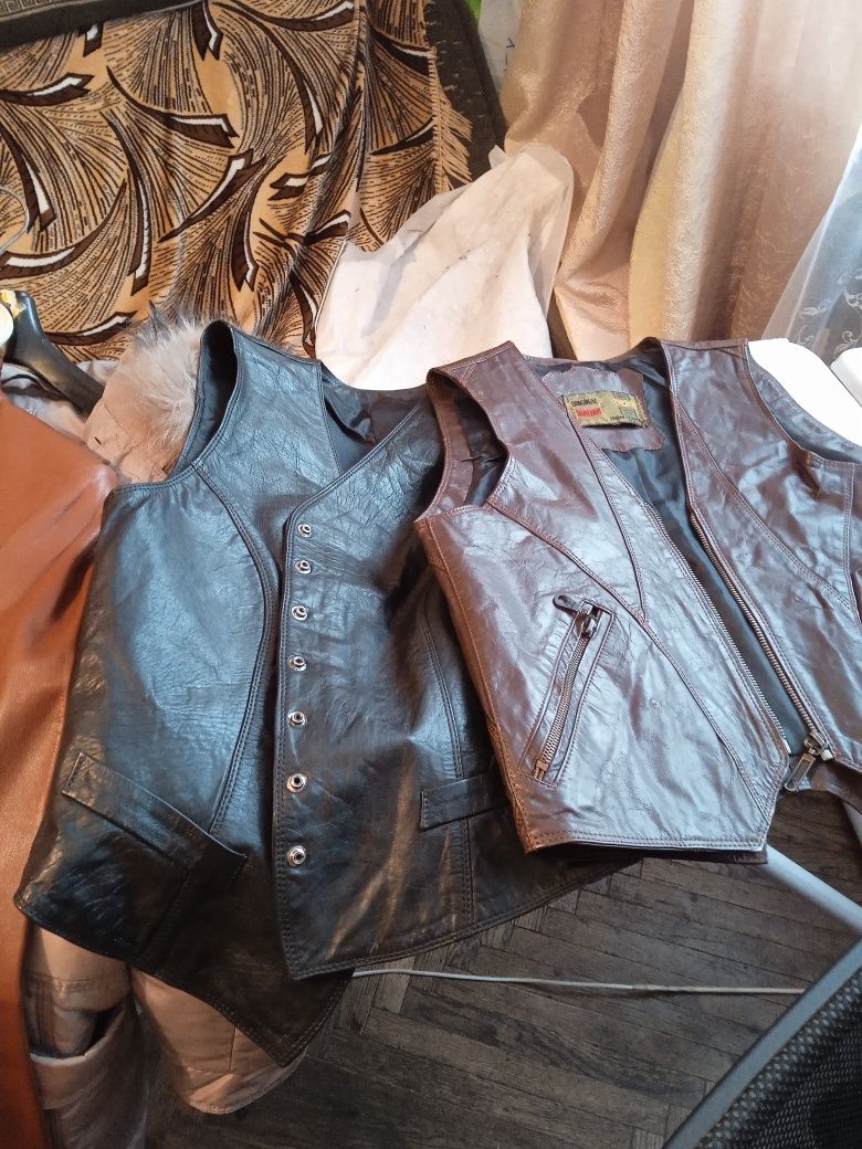 Куртки кожаные 42-44-46 розмер