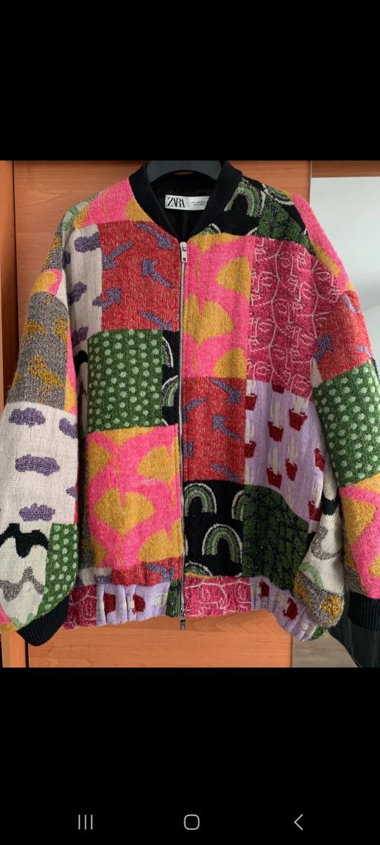 Kurtka Zara boho  patchwork