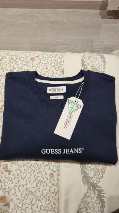 Camisola GUESS jeans Original Azul Escuro