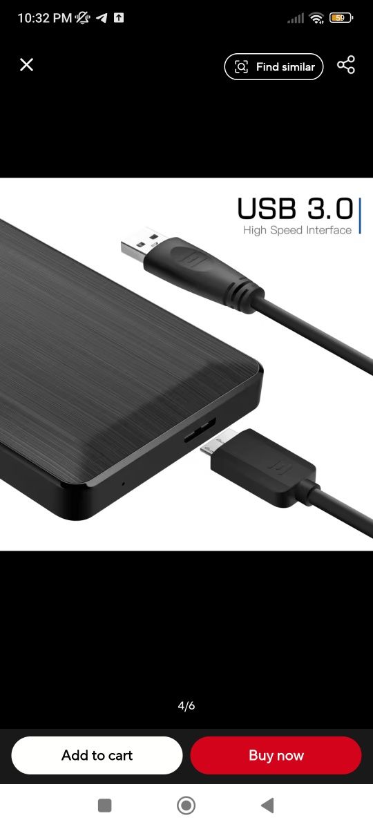 250GB Disco Externo Hard Drive HHD USB 3.0 PC Mac Linux Portátil etc