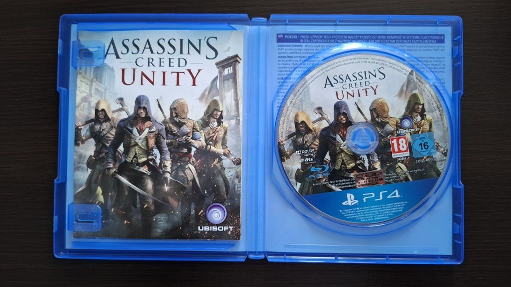 Gra Ps4 Assassin's creed Unity edycja specjalna.