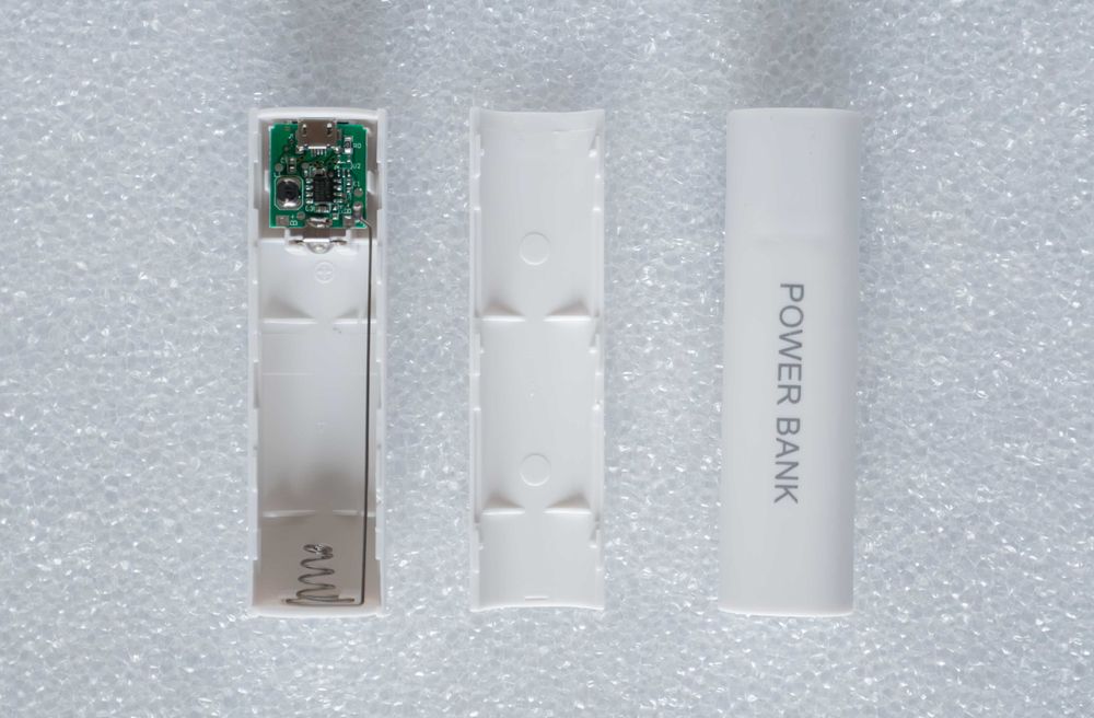 Корпус Power Bank для  1× 18650, портативний, USB