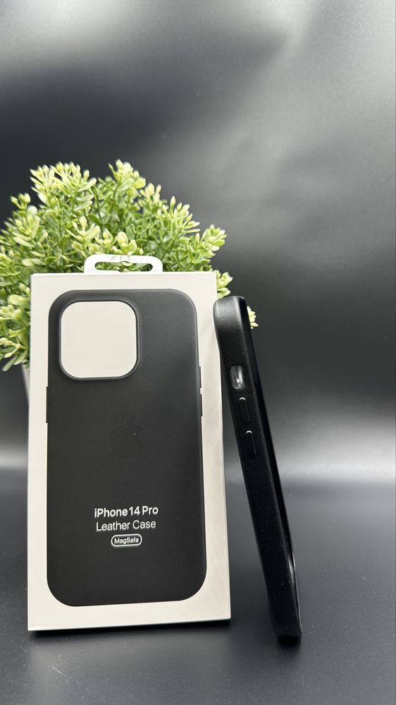 Skórzane Magsafe Etui do Iphone’a 14 Pro Black