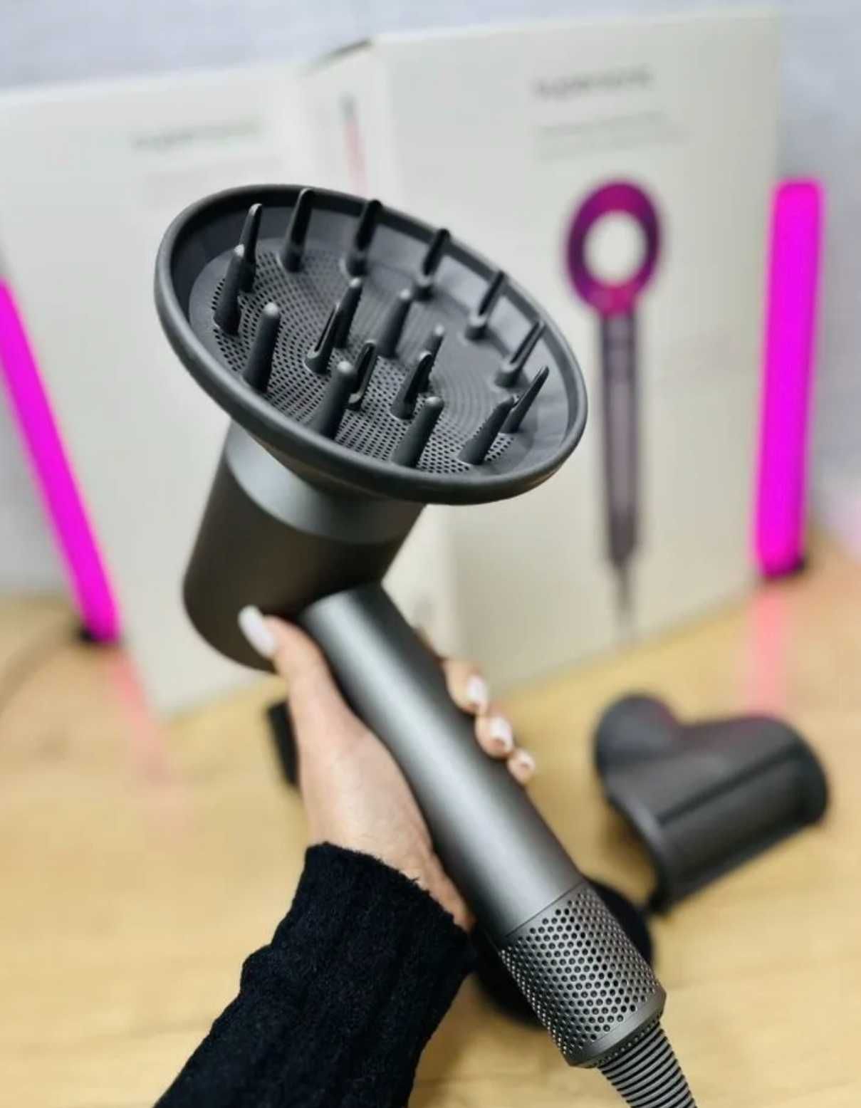 Фен Super Hair Dryer (Dyson Super Sonic) 5 насадок