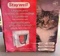 Porta para gatos marca staywell