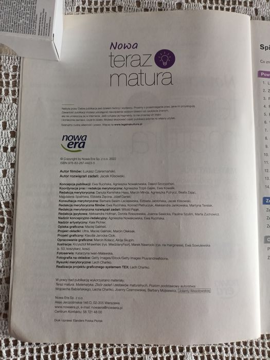 Zbiór zadań maturalnych