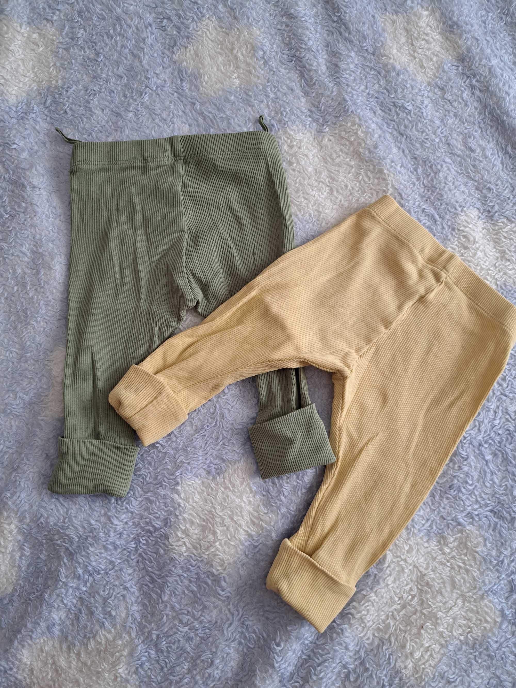 Getry prążkowane legginsy spodenki basic 62