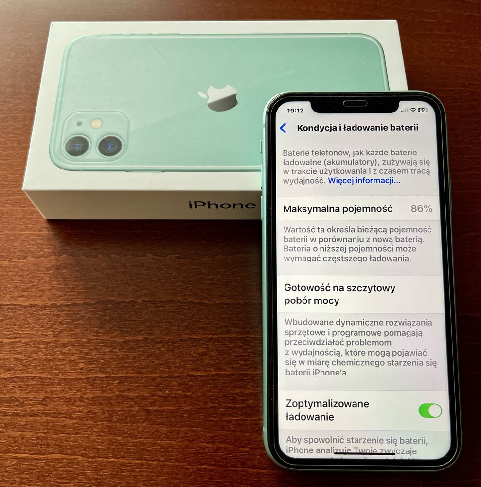 iPhone 11 Zielony – Stan Idealny + Gratisy