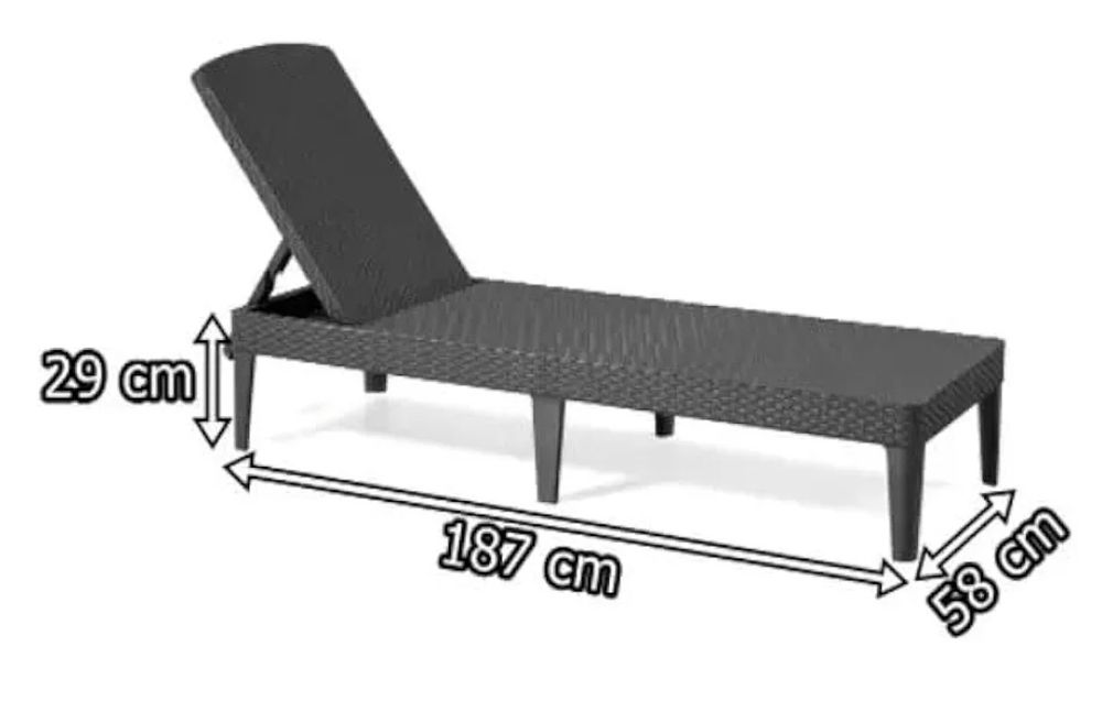 Jaipur Espreguiçadeira Jardim