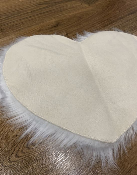 белый меховой пушистый коврик пухнастий килимок під ялинку декор