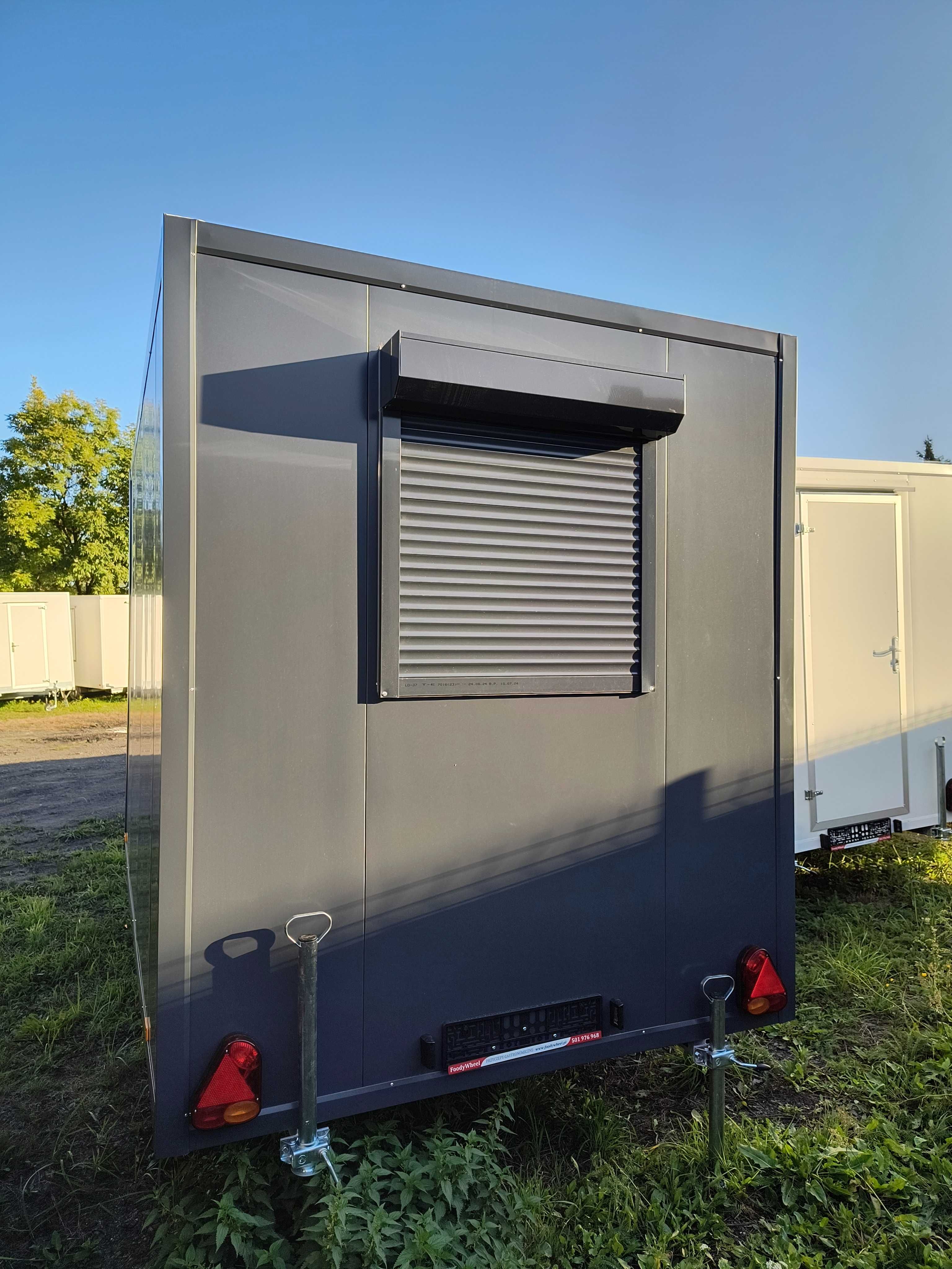 przyczepa SOCJALNA - kontener socjalny - BIURO mobilne 750 kg BAUWAGEN