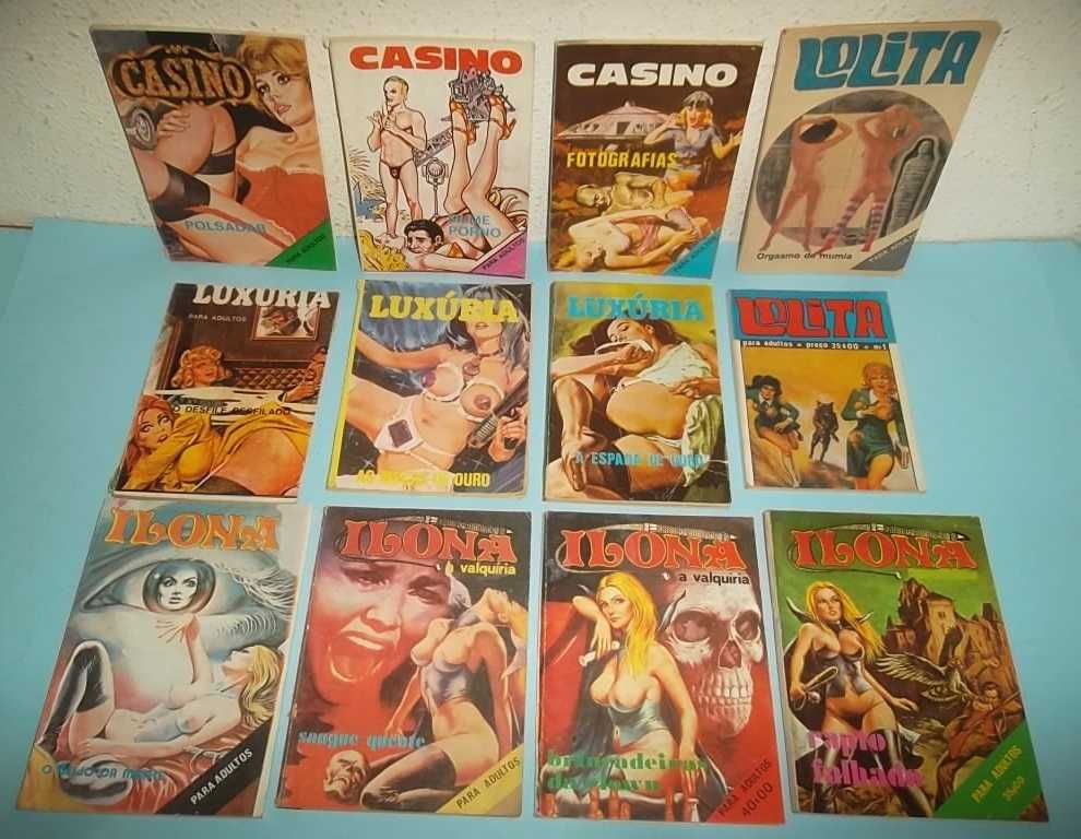 BD Adultos / erótica antiga Pussycat, Lola, Corsária, Ilona, etc...