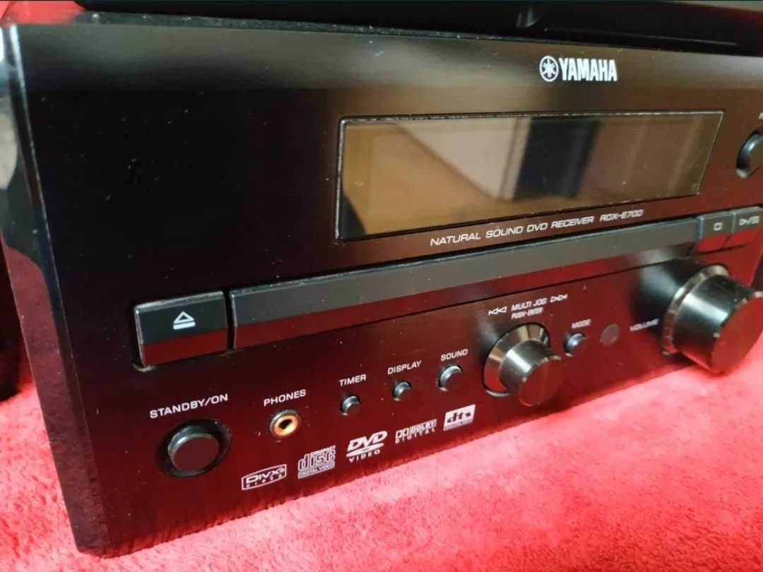 Wieża Yamaha RDX E-700, DVD, głośniki, pilot