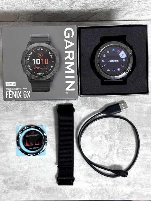 Garmin Fenix 6 X PRO Solar Titanium 51мм !