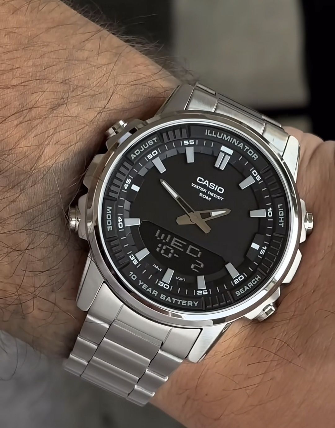 Годинник Casio ILLUMINATOR AMW-880D-1AVEF Наручний Чоловічий Часи