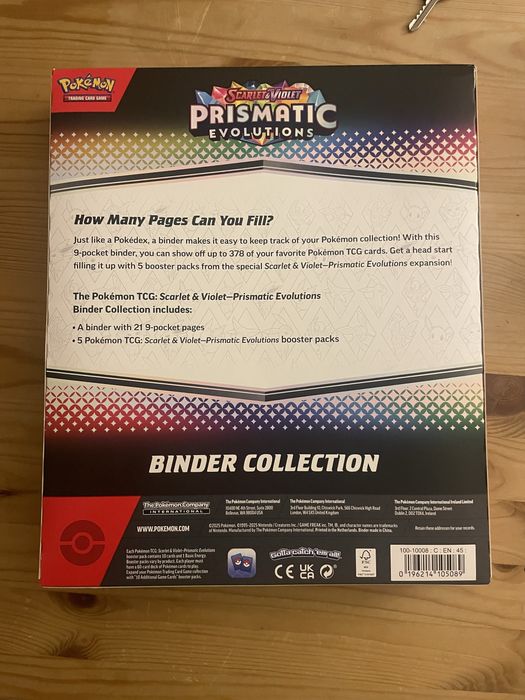 Prismatic evolutions binder collection