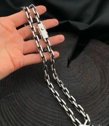 Серебяная цепочка  ЯКОРЬ Серебро 925 пр  Вес  45- 60грамм925проба