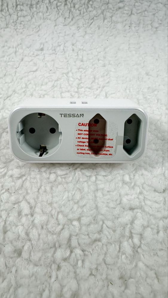 Adapter Tessan TS-324-US, biały