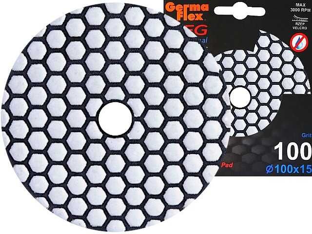 Tarcza Tarcze do szlifowania polerowania GRESU KAFLI PIEG fi 100 P 100