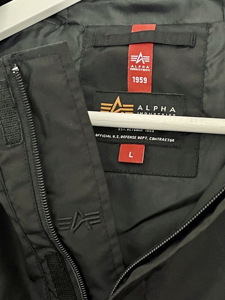 Kurtka wiatrówka letnia Alpha Industries TT Anorak LW - rozmiar L