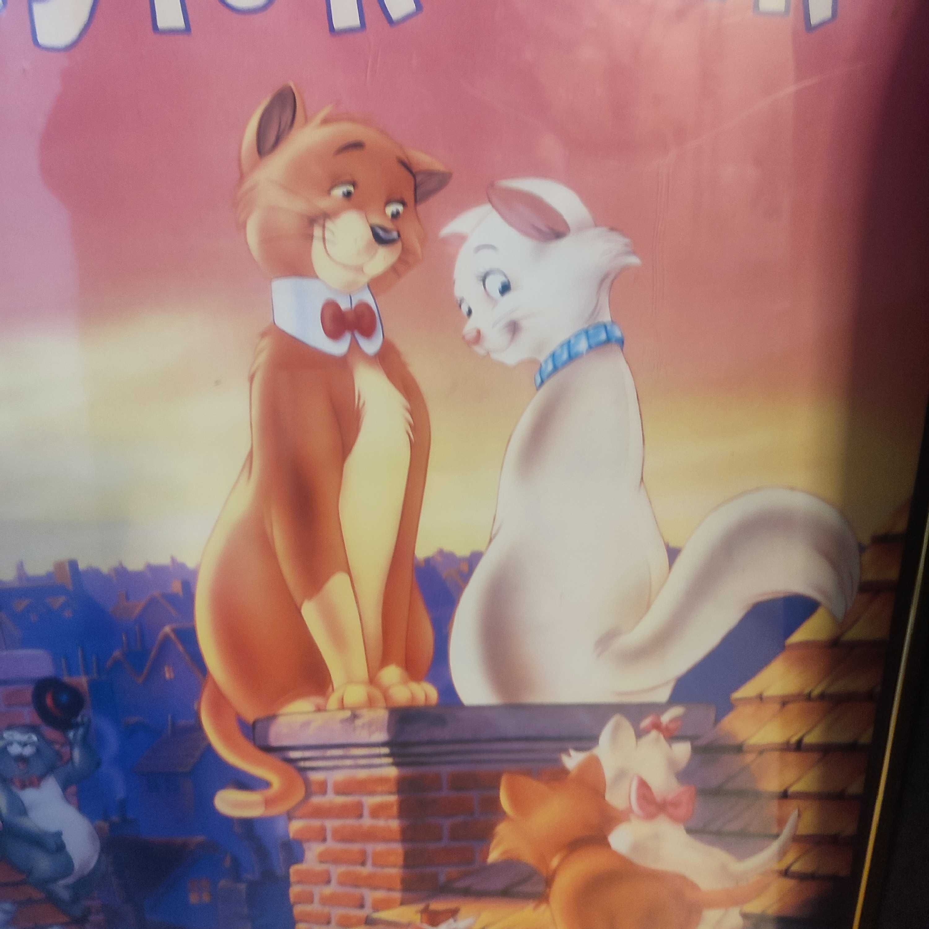 Plakat Disney Aristocat lata 70 .