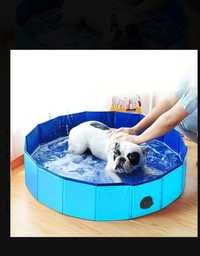 Портативний басейн дла купання  собак.